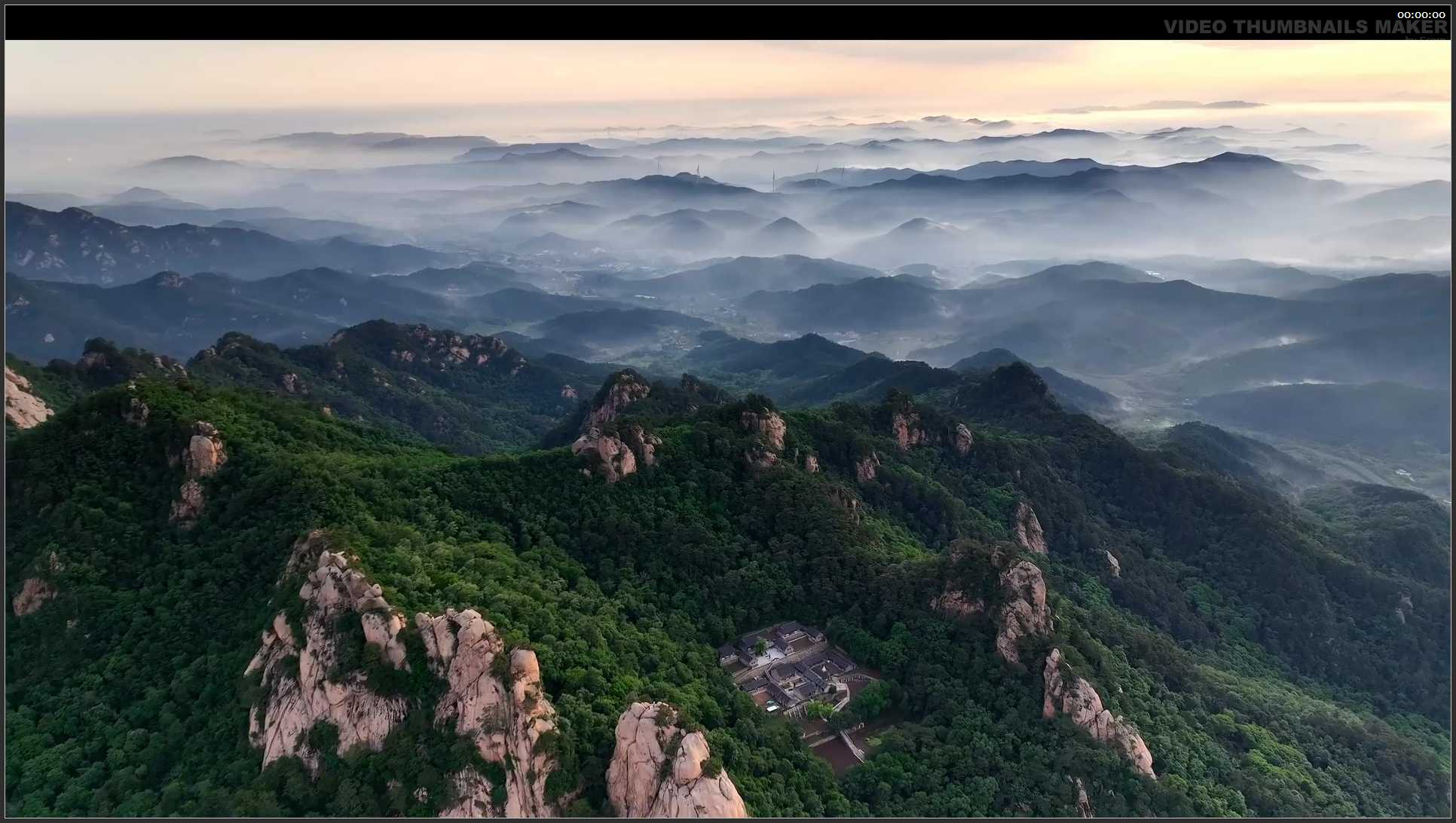041 辽宁 航拍 千山风景区风光无限