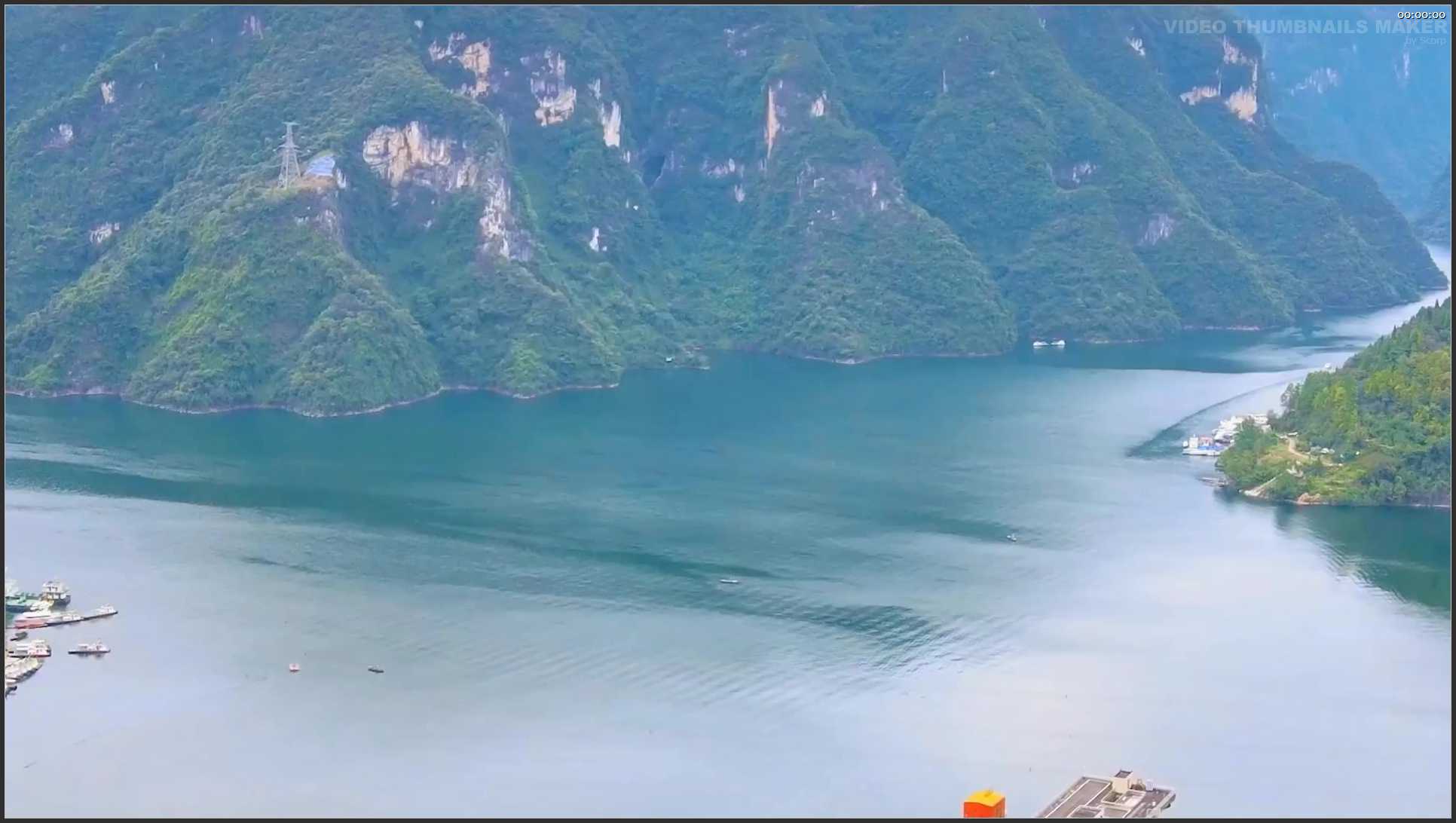 174 湖北 航拍 清江画廊湖北宜昌游