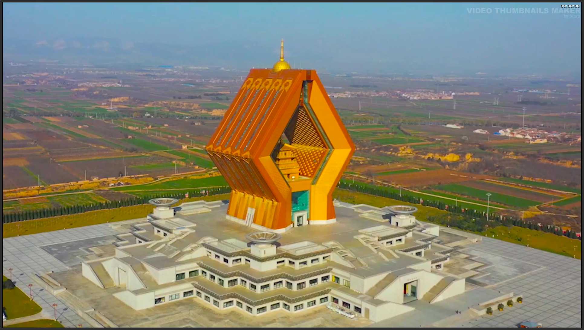 282 陕西 航拍 法门寺